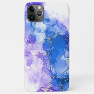 Luxus-Marmor Blau Silber Glitter Case-Mate iPhone Hülle
