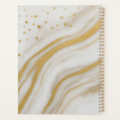 Luxus-Marmor-Geschäftsmonogramm 2026 Planer (Rückseite)