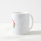 Luxus Marmor Gold Tasse – Romantisches Dankeschön  (VorderseiteRechts)
