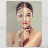 Luxus-MedSpa-Service-Menü-Flugblattvorlage Flyer (Vorne)