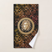 Luxus Medusa Gold Badetuch Set (Handtuch)