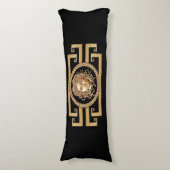 Luxus Medusa Gold Body Pillow Seitenschläferkissen (Vorderseite Vertikal)