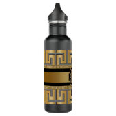 Luxus Medusa Gold Edelstahlflasche (Links)