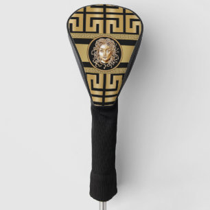 Luxus Medusa Gold Golf Head Cover Headcover