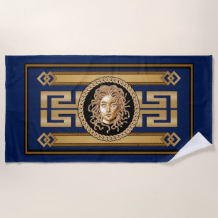 Luxus Medusa Gold Handtuch