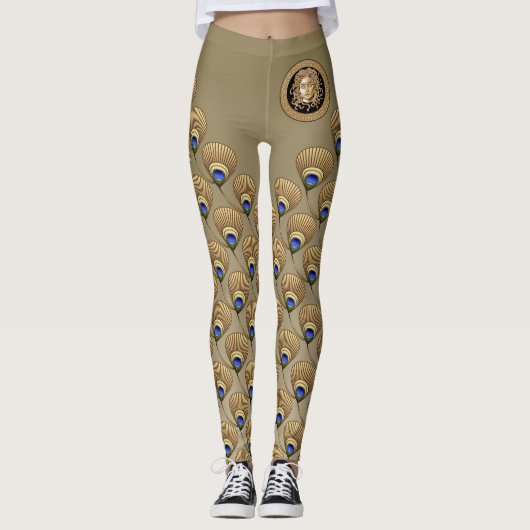 Luxus Medusa Medallion Leggings (Vorderseite)