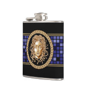 Luxus Medusa Silver Flask Flachmann (Links)