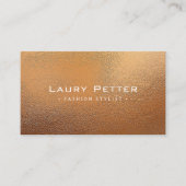 Luxus-Metall-Gold-Modeschaffender Visitenkarte (Vorderseite)