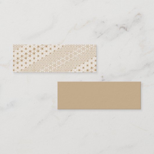 Luxus Mini Visitenkarte (Vorne/Hinten)