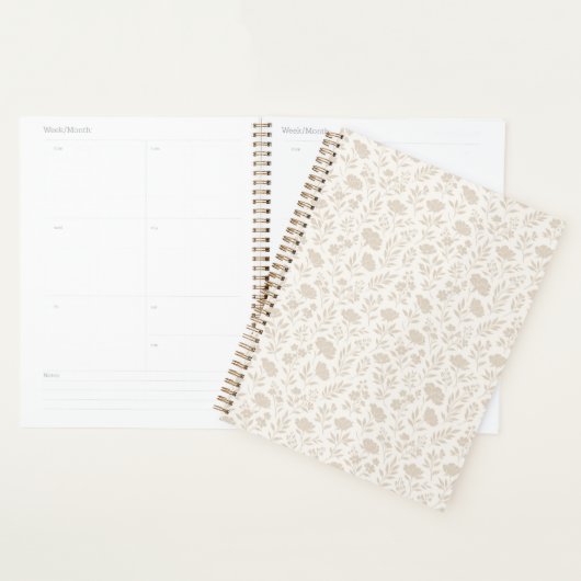 Luxus-Minimal-Botanikmuster Planer (Anzeige)
