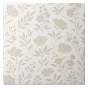 Luxus Minimal Botanisches Muster Fliese