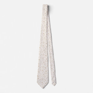 Luxus Minimal Botanisches Muster Krawatte