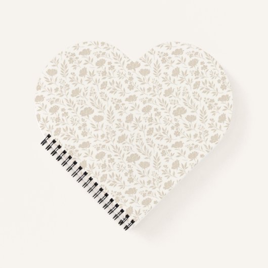 Luxus Minimal Botanisches Muster Notizblock (Vorderseite)
