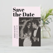 Luxus-Minimal-Flat-Save-the-Date-Karte Save The Date (Stehend Vorderseite)