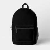 Luxus-Minimalist Back to School Bedruckter Rucksack (Vorderseite)