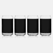 Luxus-Minimalist Back to School Dosenglas (Vorderseite)