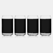 Luxus-Minimalist-Black-Weihnachtskollektion Dosenglas (Links)