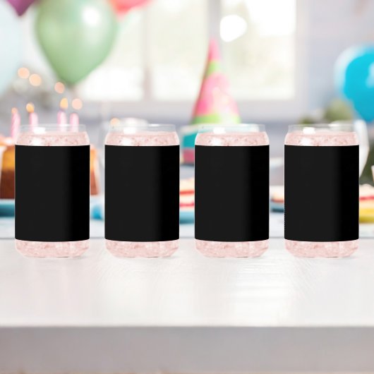 Luxus-Minimalist-Black-Weihnachtskollektion Dosenglas (Insitu (Geburtstag))