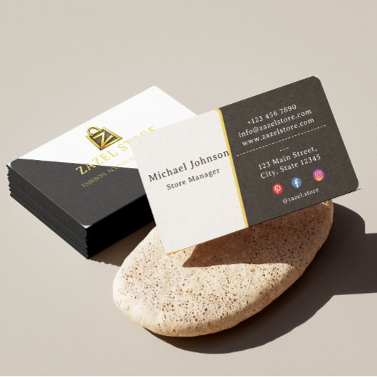 Luxus Minimalist Professionelle Visitenkarte