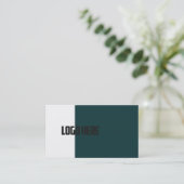 Luxus Minimalistisch Moderne Berufliche Custom Visitenkarte (Stehend Vorderseite)