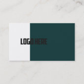 Luxus Minimalistisch Moderne Berufliche Custom Visitenkarte (Vorderseite)