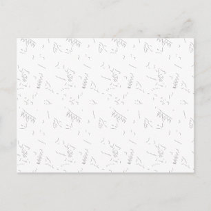 Luxus-Minimalistische-Abstrakte-Postkarte Postkarte
