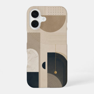 Luxus minimalistisches geometrisches abstraktes De iPhone 16 Hülle