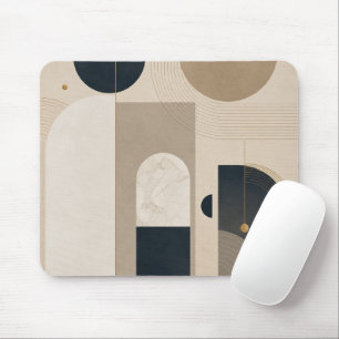 Luxus minimalistisches geometrisches abstraktes Ku Mousepad