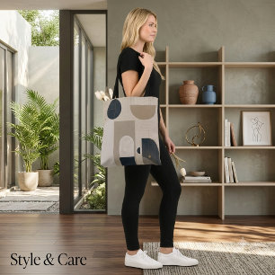Luxus-Minimalistisches Geometrisches Abstraktes Ku Tasche