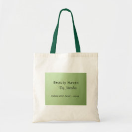 Luxus Mint Green Beauty Salon Business Cards Tragetasche