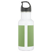 Luxus Mint Green Beauty Salon Edelstahlflasche (Rückseite)