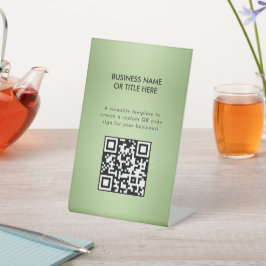 Luxus Mint Green Beauty Salon Signage Sockelschild