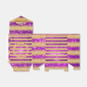 Luxus Mit Monogramm Popular Pink Gold Glitzer Geschenkschachtel (Ungefaltet)