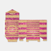 Luxus Mit Monogramm Popular Pink Gold Glitzer Geschenkschachtel (Ungefaltet)