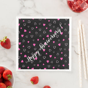 Luxus Moderne Elegante Liebe Herz Serviette
