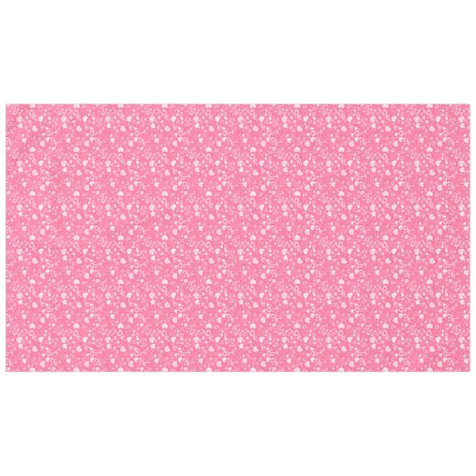 Luxus Moderne Elegante Liebe Rosa Herz Tischdecke (Vorderseite (Horizontal))