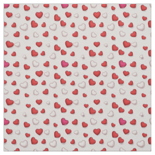 Luxus Moderne Elegante Liebe Rotes Herz Stoff