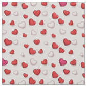 Luxus Moderne Elegante Liebe Rotes Herz Stoff (Nahaufnahme)