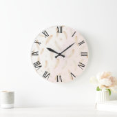Luxus Moderne Feathers Boho Collection Große Wanduhr (Zuhause)