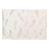 Luxus Moderne Feathers Boho Collection Kissenbezug (Rückseite)