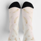 Luxus Moderne Feathers Boho Collection Socken (Oben)