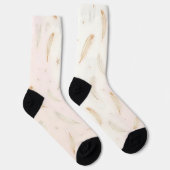 Luxus Moderne Feathers Boho Collection Socken (Rechts)