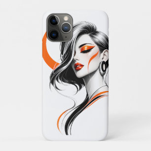Luxus-Moderne-Frauenporträt-Kunst Case-Mate iPhone Hülle