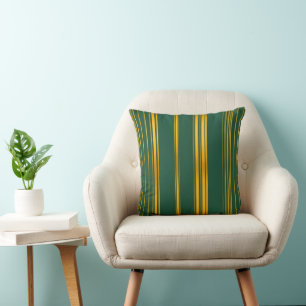 Luxus Moderne Grün Gold Leinen Textur Kollektion Kissen