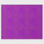 Luxus Moderne Lila Blumen-Schmetterlinge Geschenkpapier (Flach)