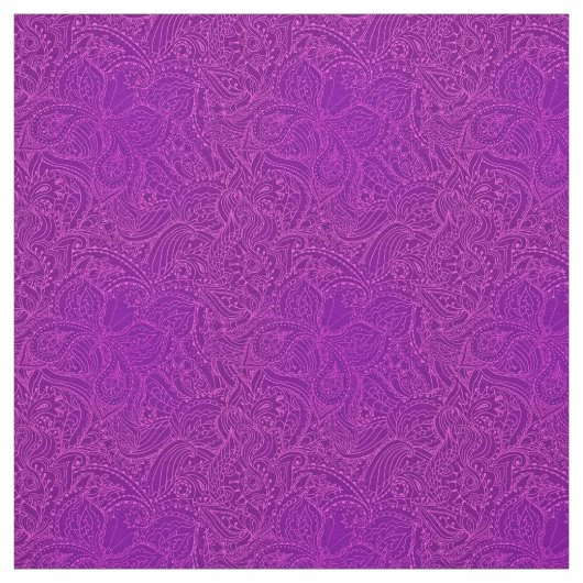 Luxus Moderne Lila Blumen-Schmetterlinge Stoff (Muster)