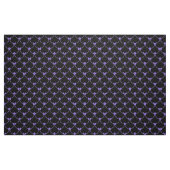 Luxus Moderne Lila Blumen-Schmetterlinge Stoff (Fat Quarter (45,7 x 55,9 cm))