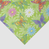 Luxus Moderne natürliche Blütenschmetterlinge Seidenpapier (Ausschnitt)