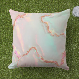 Luxus Moderne Rosé-Weich-Mint-Gold-Kollektion Kissen