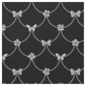 Luxus Moderne Silberne natürliche Blütenschmetterl Stoff (Nahaufnahme)